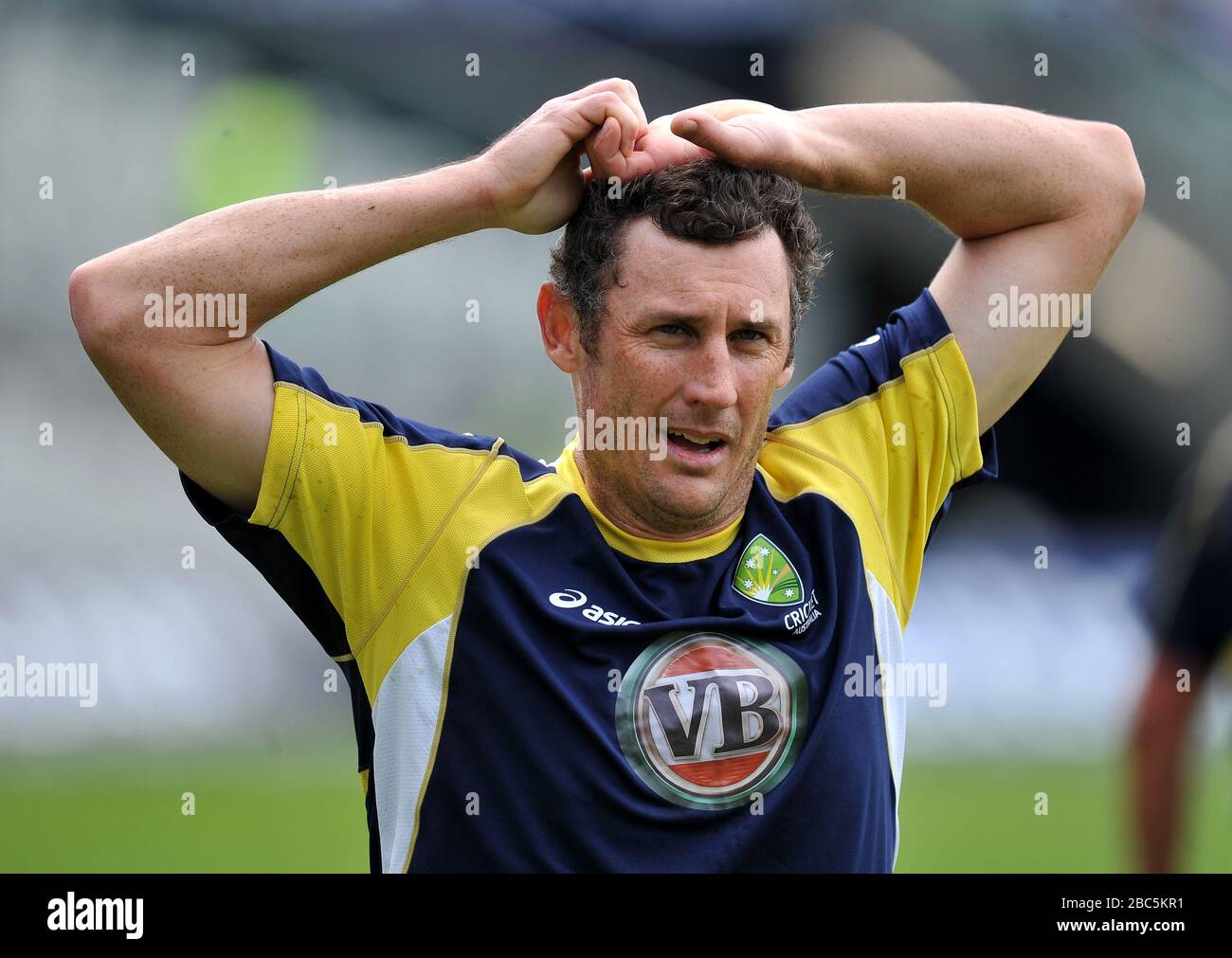 Australia's David Hussey Stock Photo Alamy