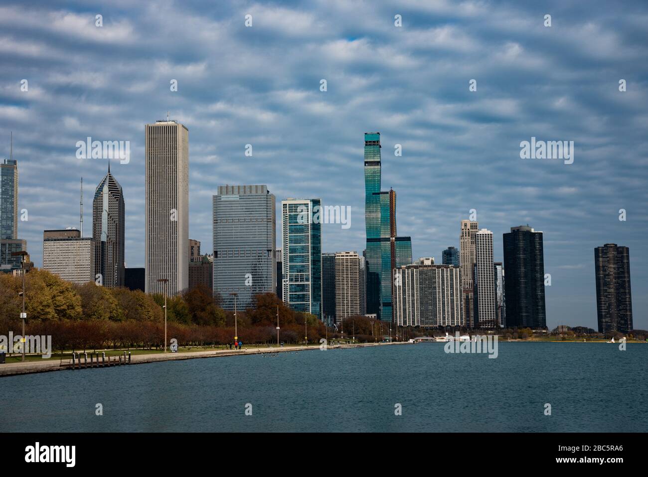Downtown views of Chicago, the third most populated city in the US