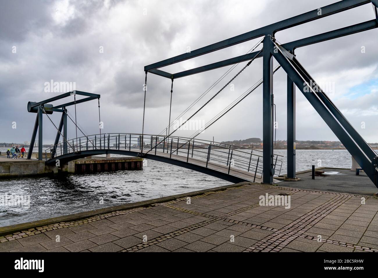 Bascule pedestrian bridge hi-res stock photography and images - Alamy