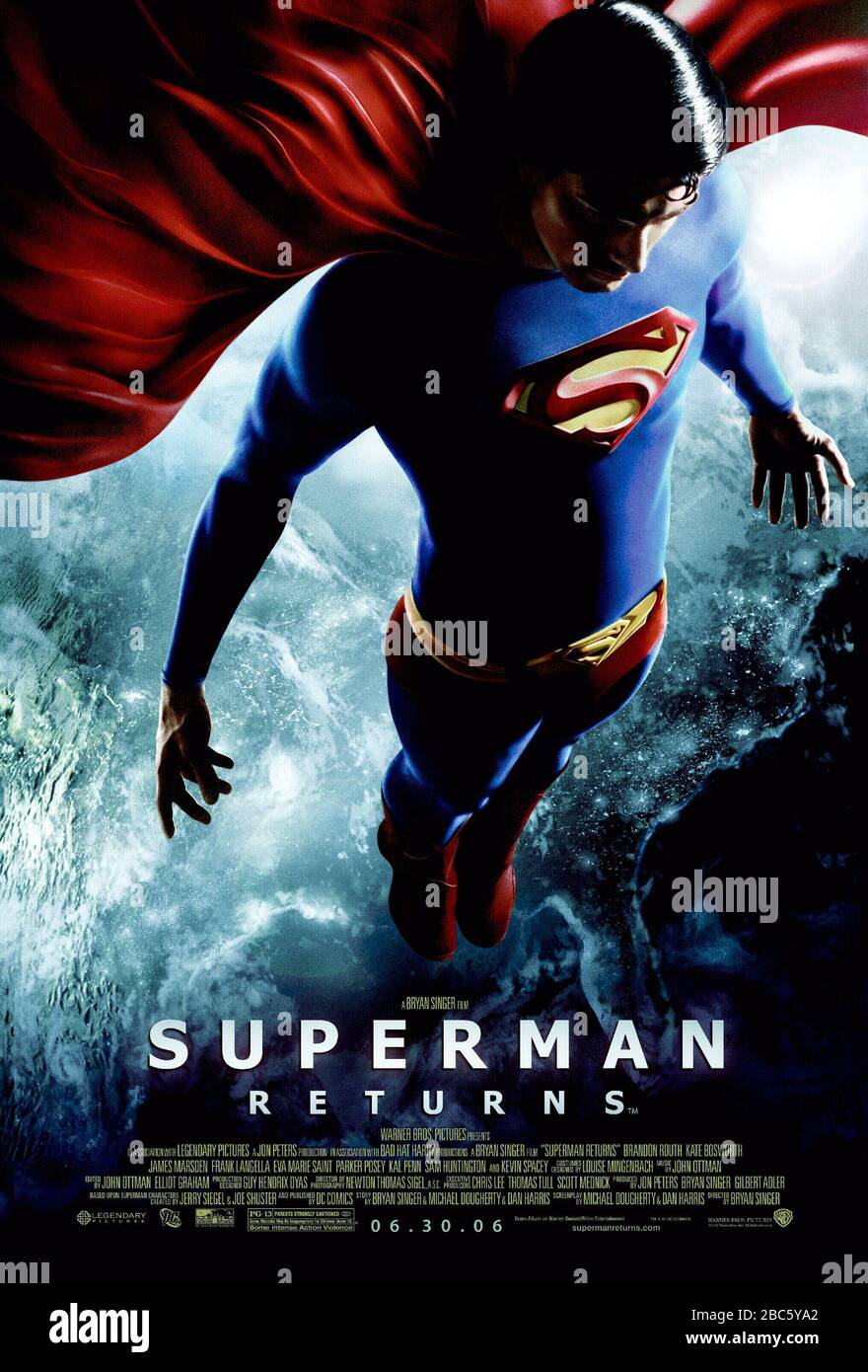 Superman returns poster hi-res stock photography and images - Alamy