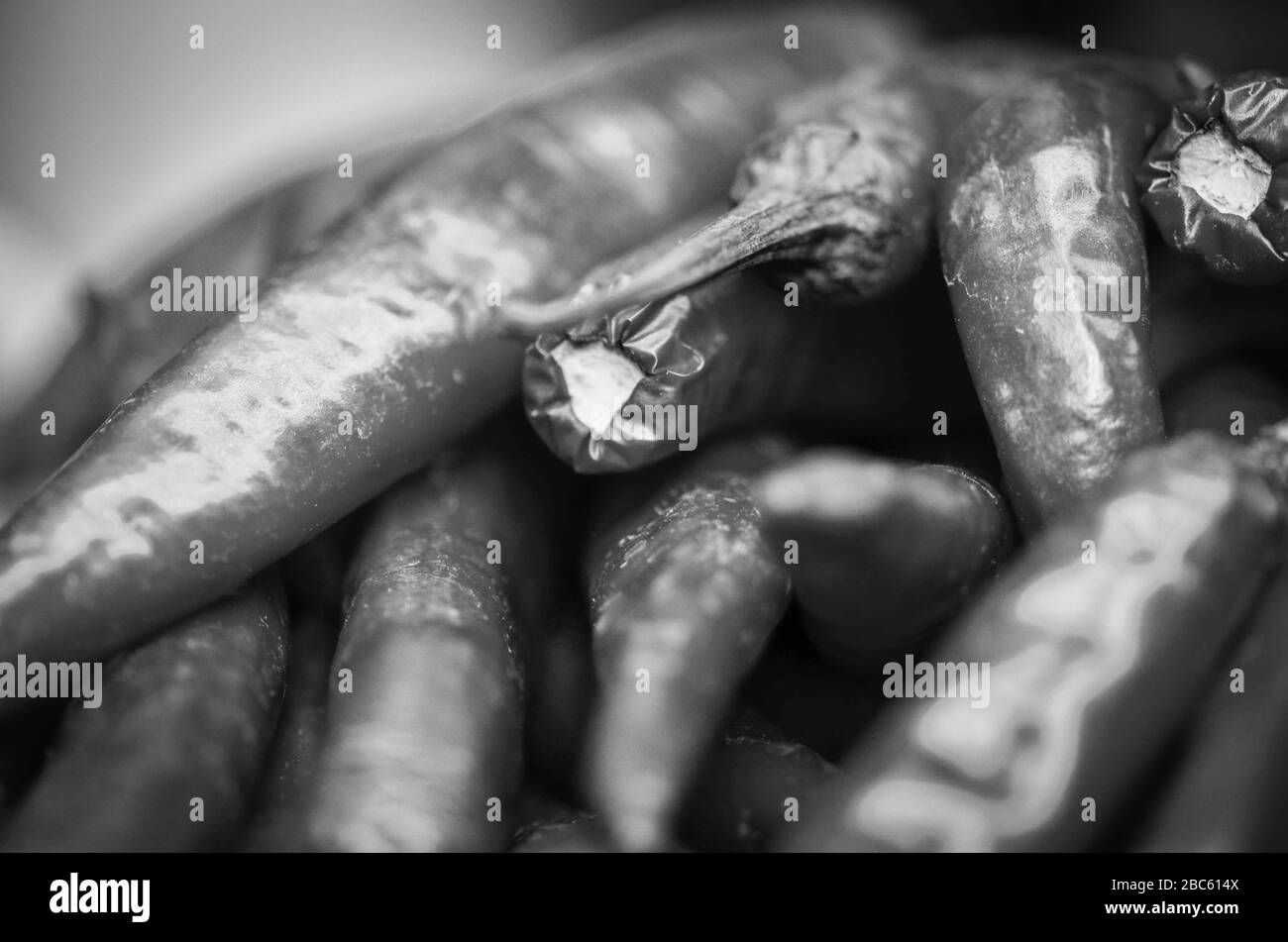 fresh vegetables - paprika close up view within the local italian market Stock Photo