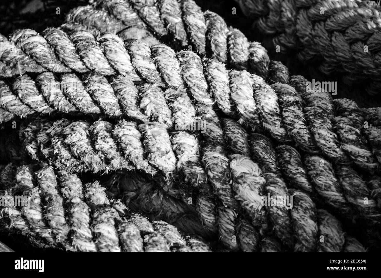 old harbour close up view fishing ned, fishing boats & seaside view