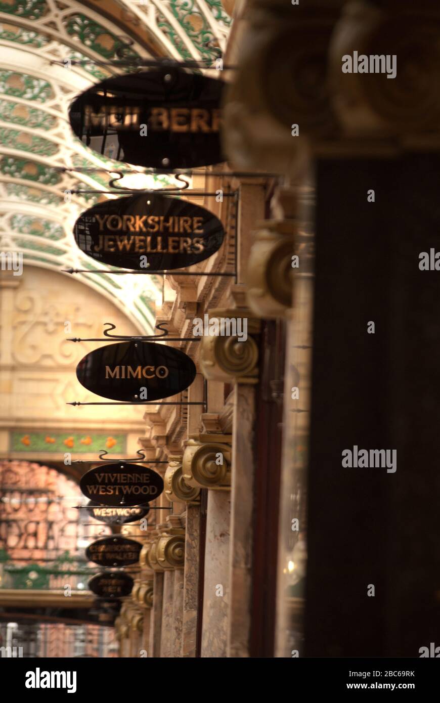 The Victoria Quarter, Leeds Stock Photo Alamy