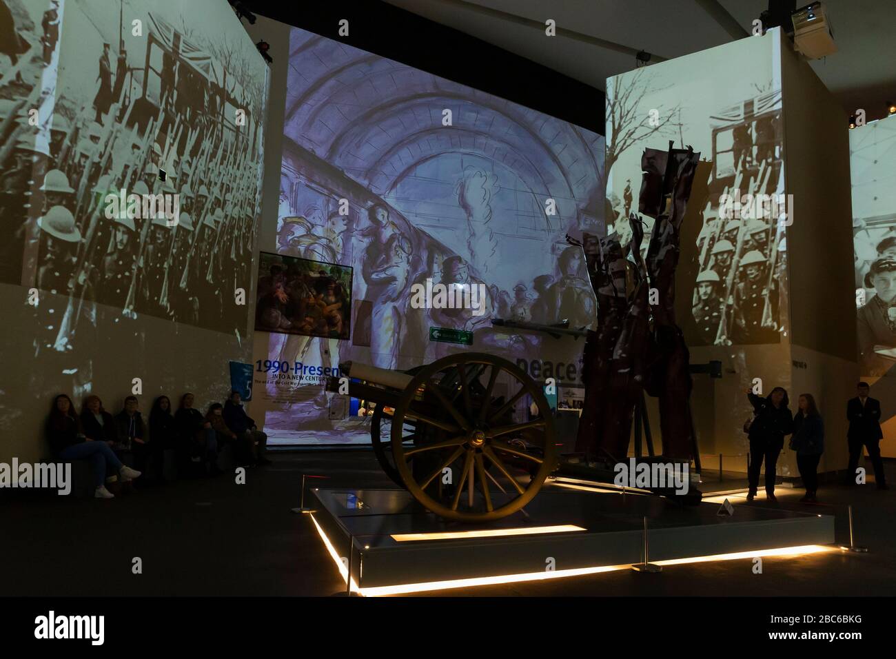 Interior, Imperial War Museum North , Salford Quays, Stretford