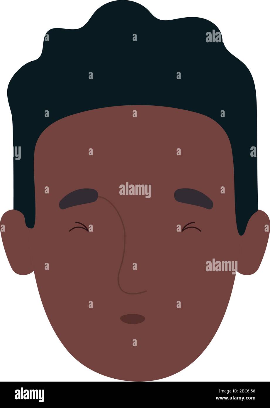 Isolated avatar man head vector design Stock Vector Image & Art - Alamy