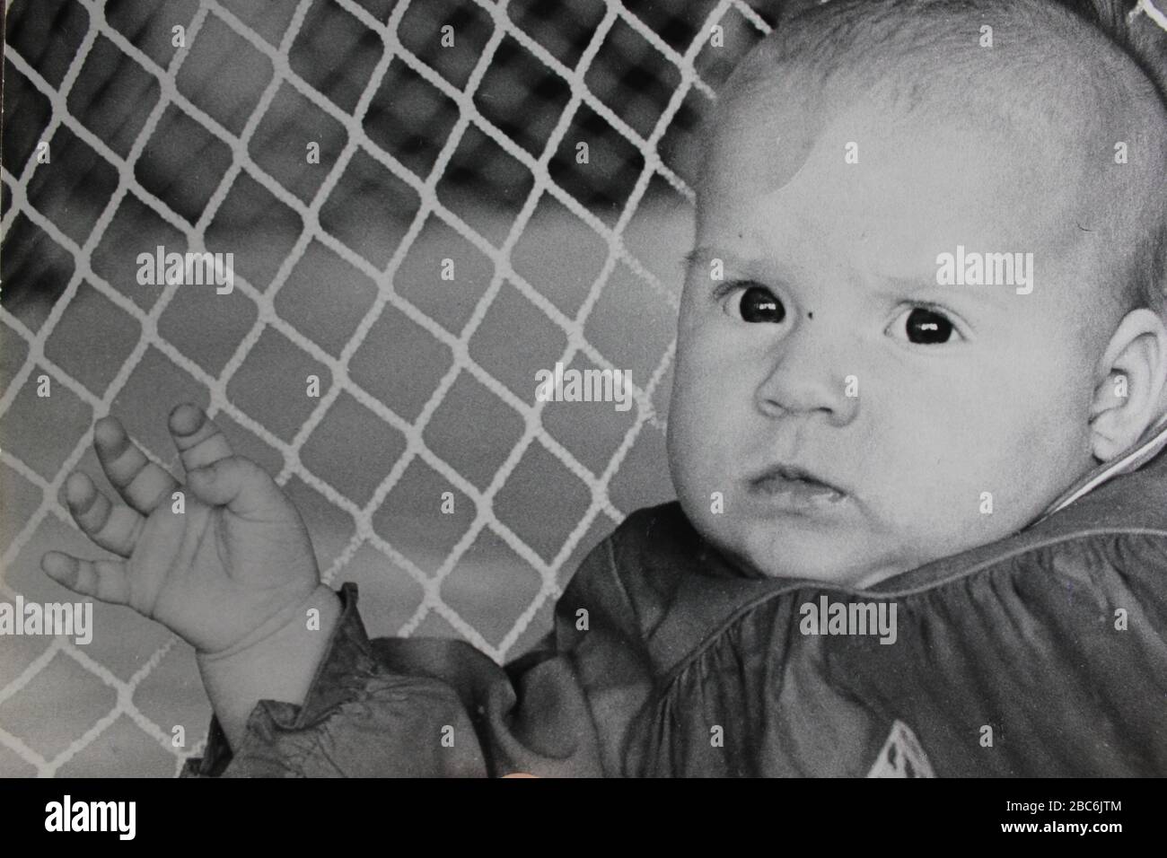 Fine 1970s vintage black and white photography of a beautiful young
