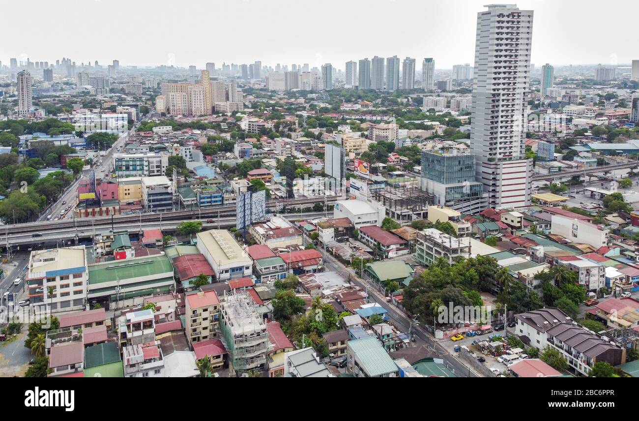 Quezon, Philippines. 03rd Apr, 2020. (Editors note: Image taken by a ...