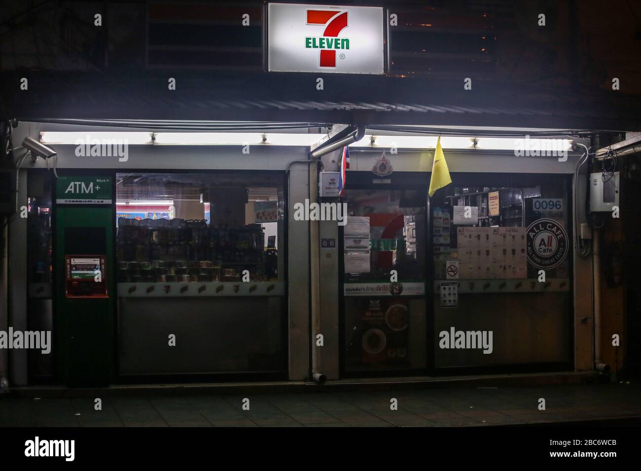 View of a 7Eleven Convenience store closed during the nationwide