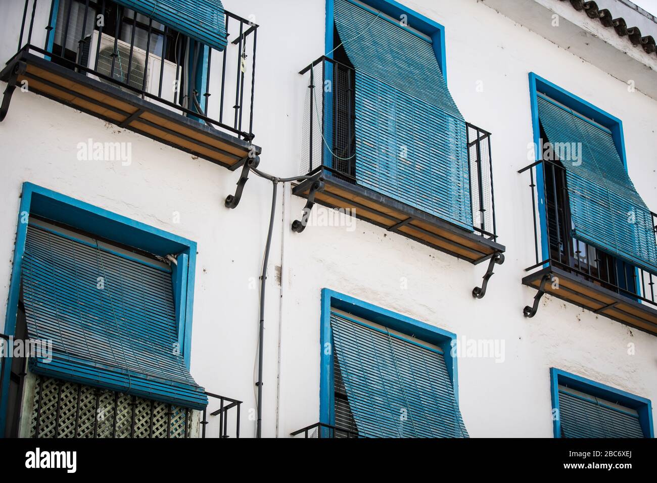 Typical closed balconies hires stock photography and images Alamy