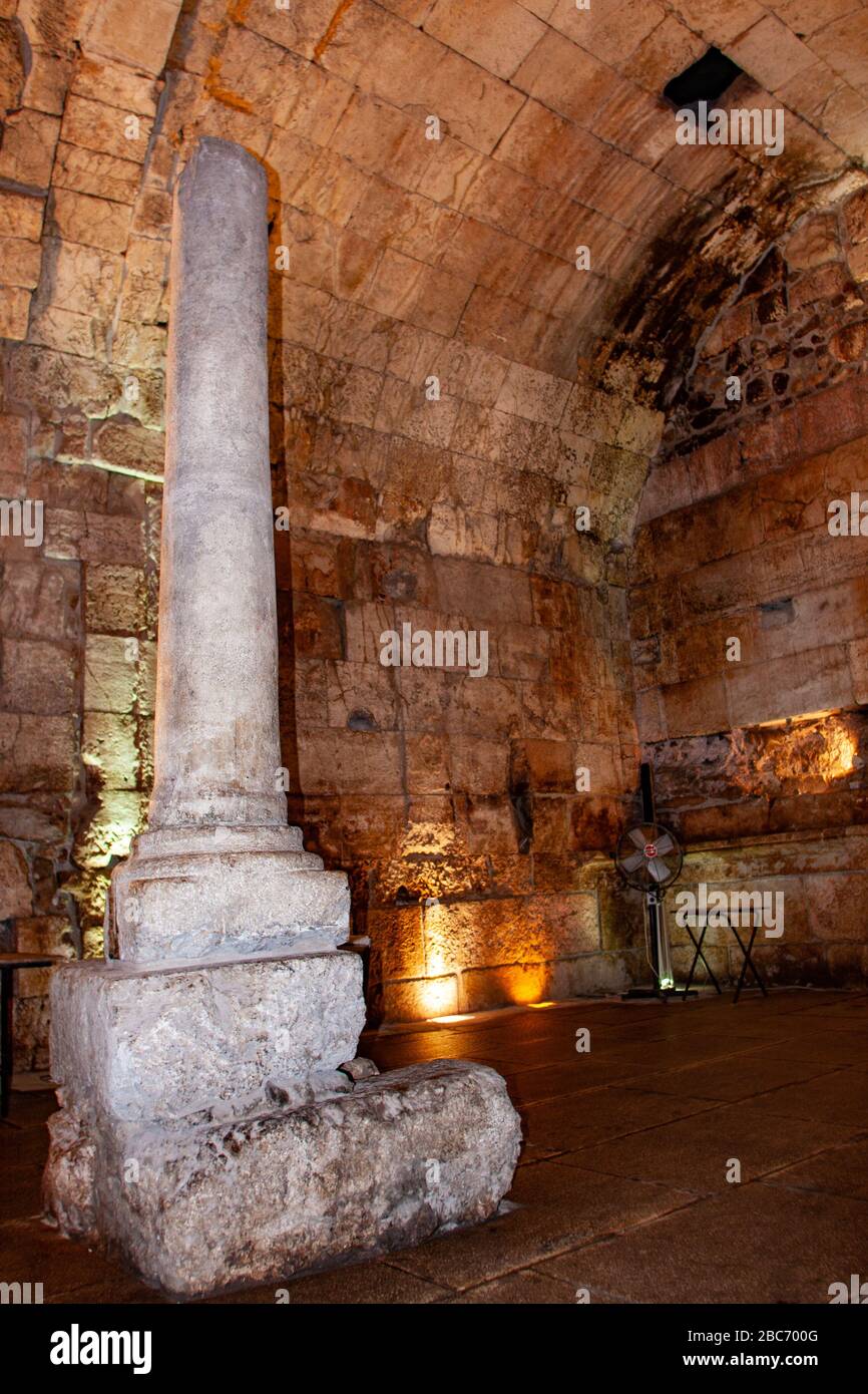 Israel, Jerusalem, Old City,The Western Wall Tunnels Stock Photo Alamy