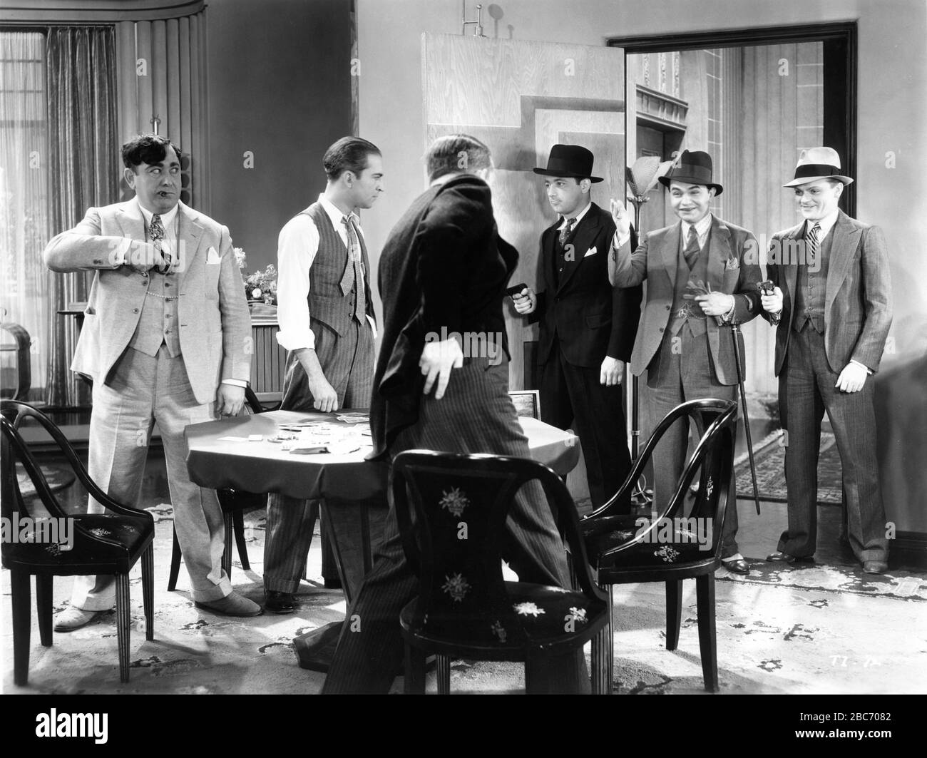EDWARD G. ROBINSON and JAMES CAGNEY in SMART MONEY 1931 director ALFRED E. GREEN screen story and dialogue Kubec Glasmon and John Bright Warner Bros. Stock Photo