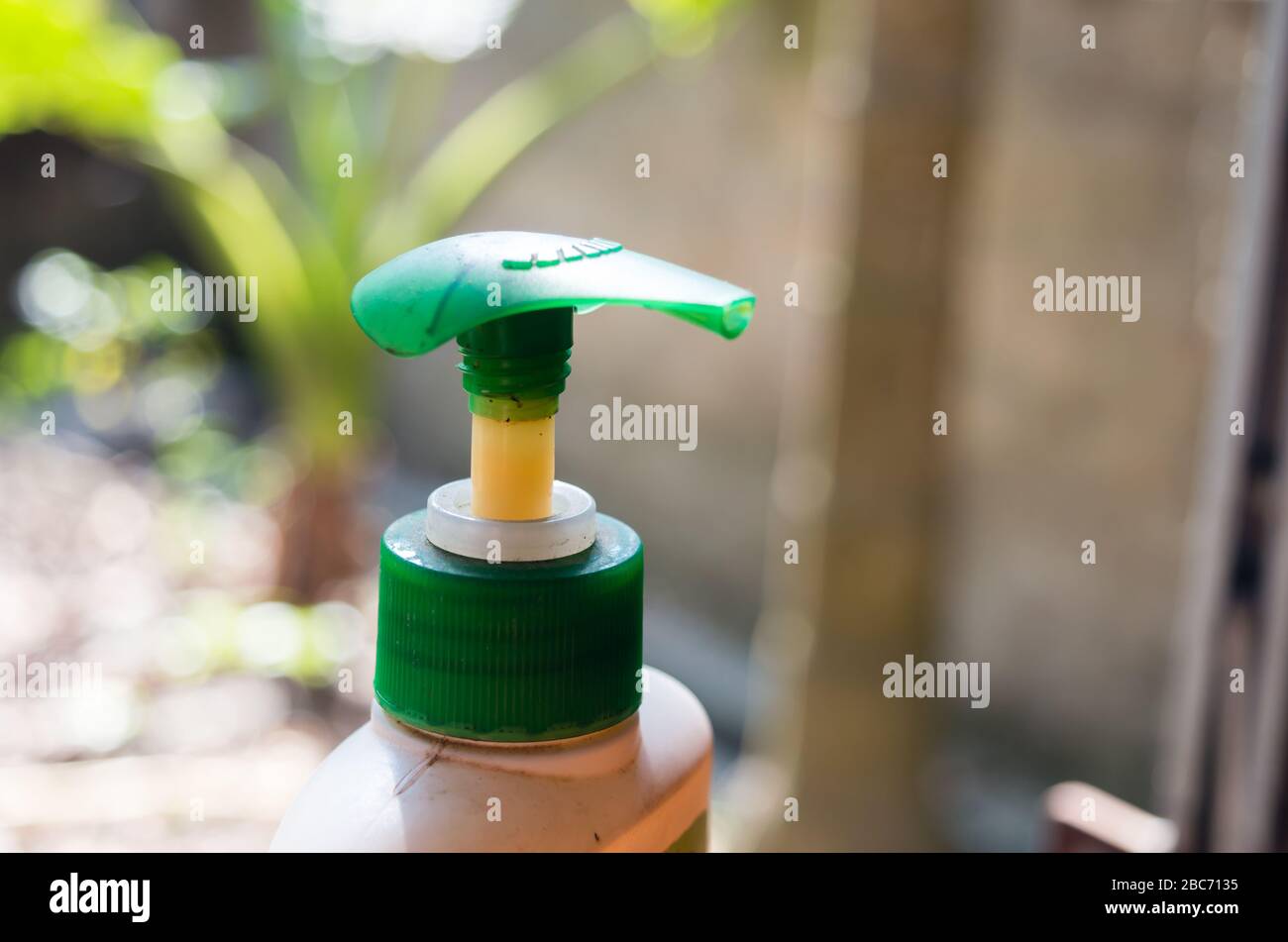 Part of Hand wash and Sanitize bottle. hand sanitizer cleaning product