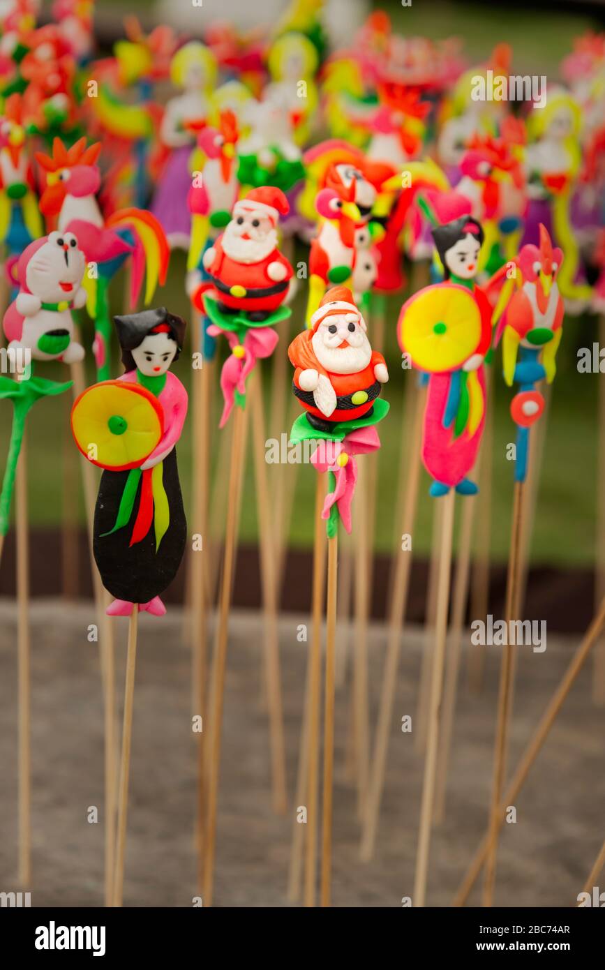Tò he (toy figurine) is a traditional toy for children in Vietnam which