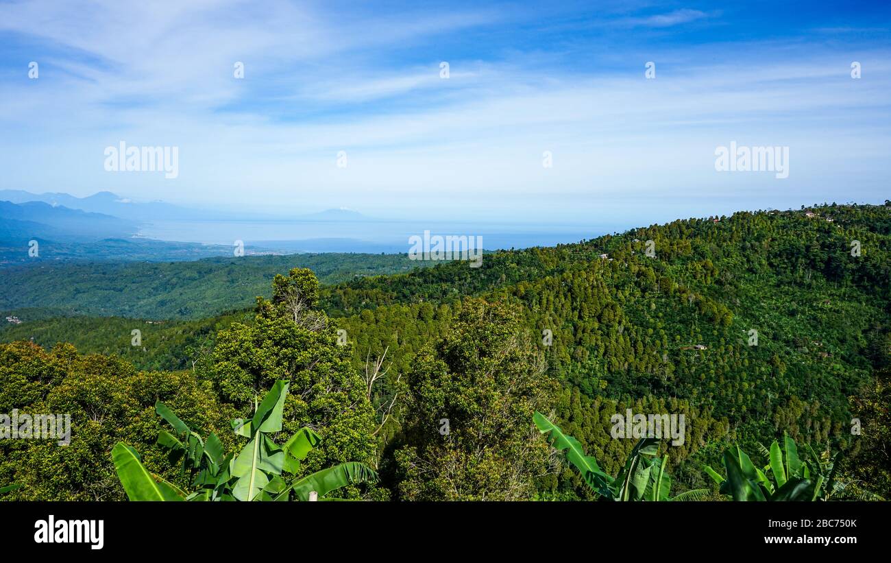 Beautiful natural scenery from the top of the cliff Stock Photo - Alamy