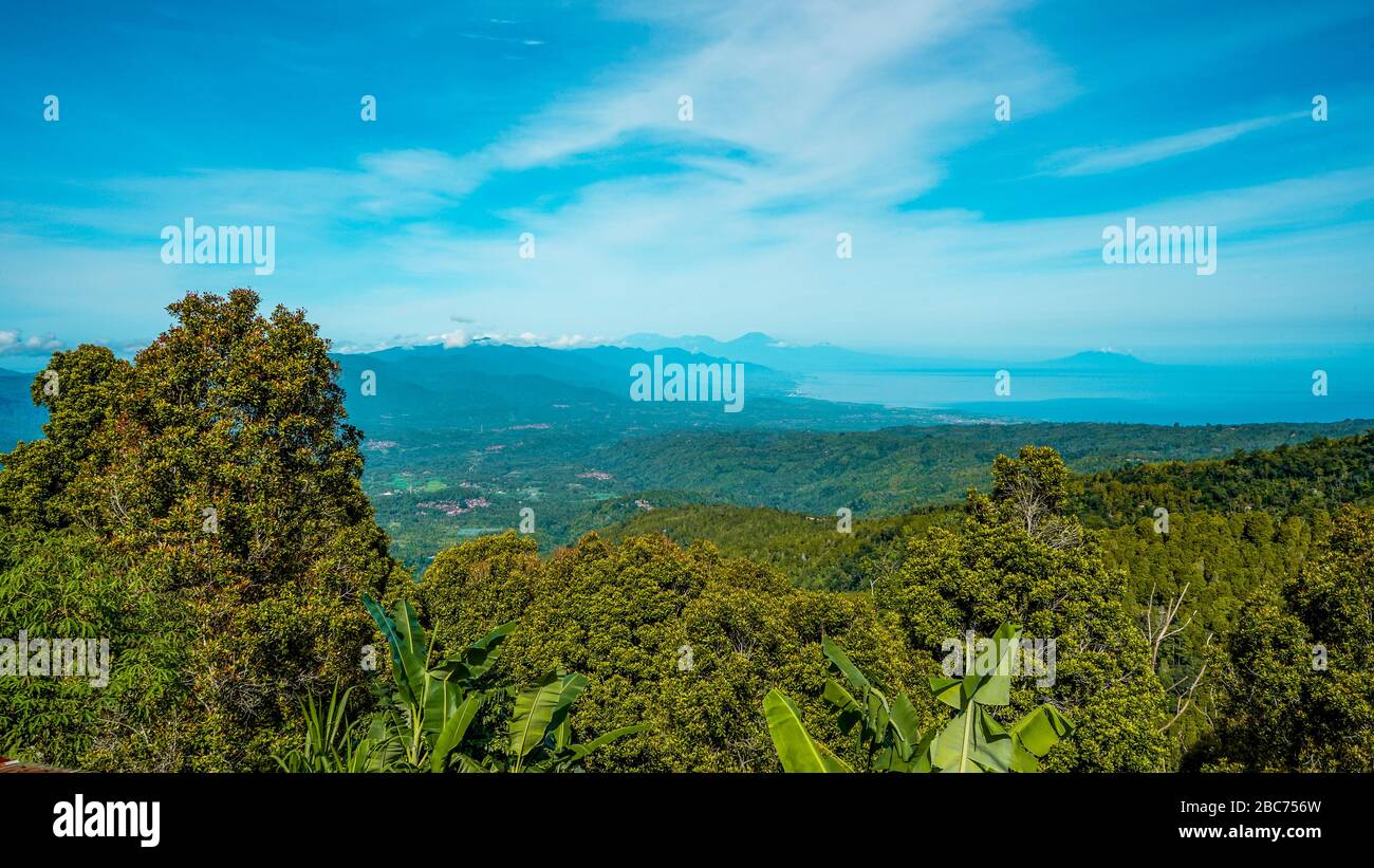 Beautiful natural scenery from the top of the cliff Stock Photo - Alamy