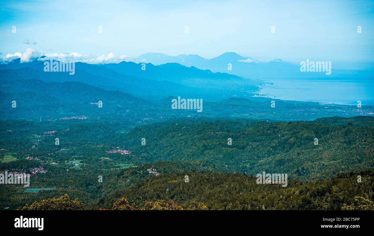 Beautiful natural scenery from the top of the cliff Stock Photo - Alamy