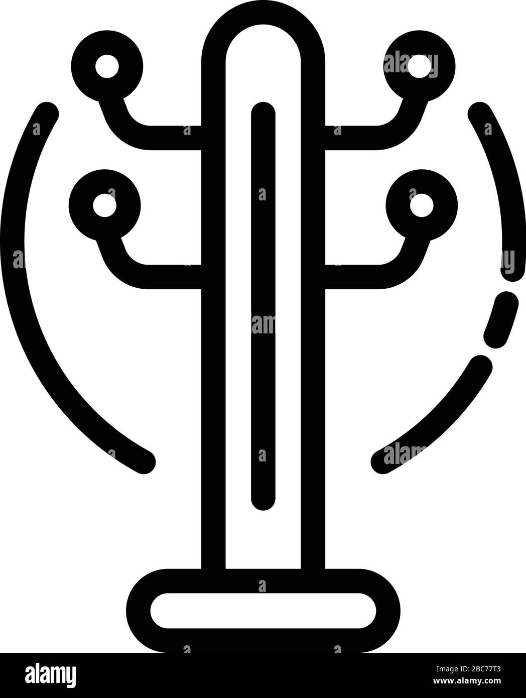 Rack hanger icon, outline style Stock Vector Image & Art - Alamy