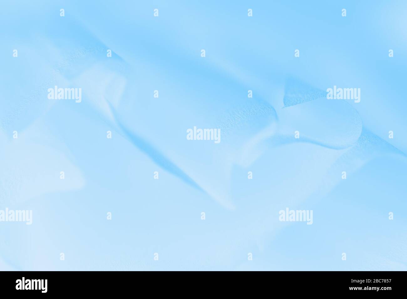 Pale delicate soft blue gradient abstract background. Fabric background Stock Photo