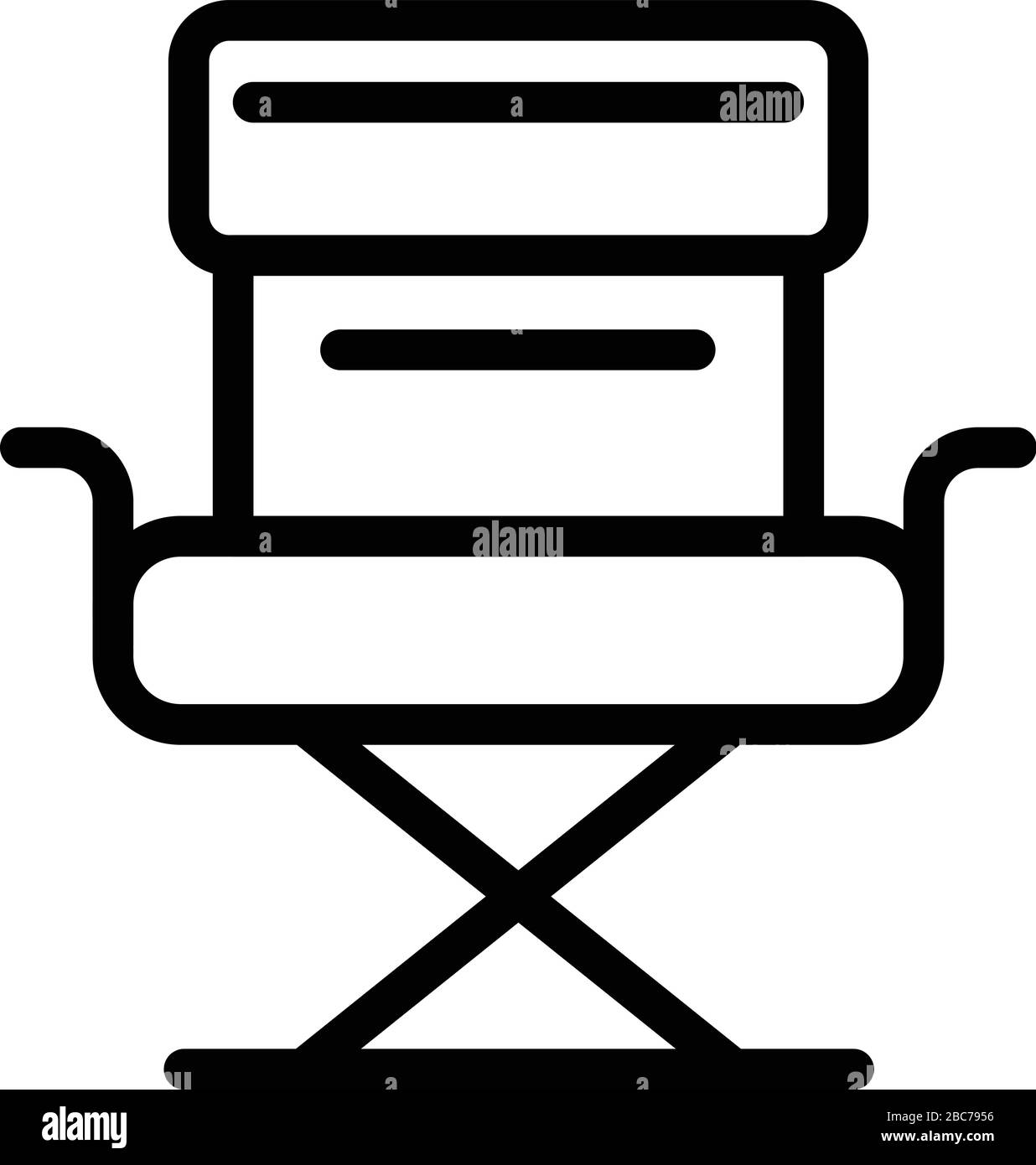 Film director chair icon, outline style Stock Vector Image & Art Alamy