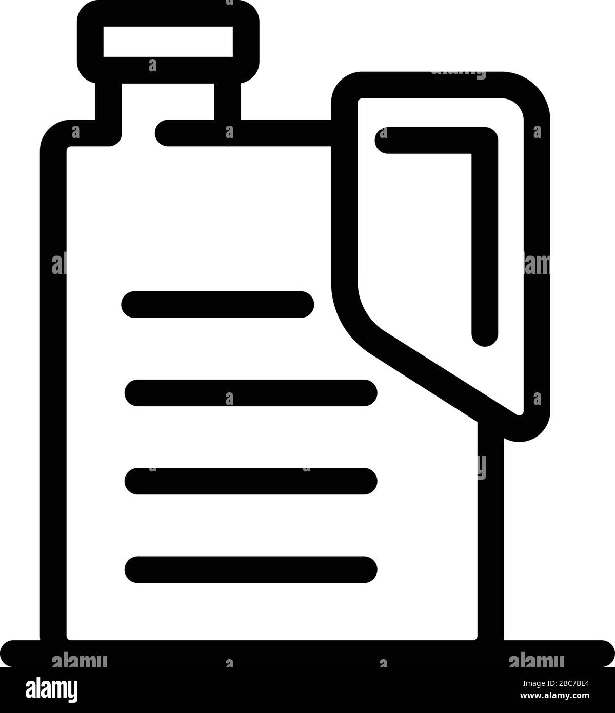 Flammable canister icon, outline style Stock Vector Image & Art - Alamy
