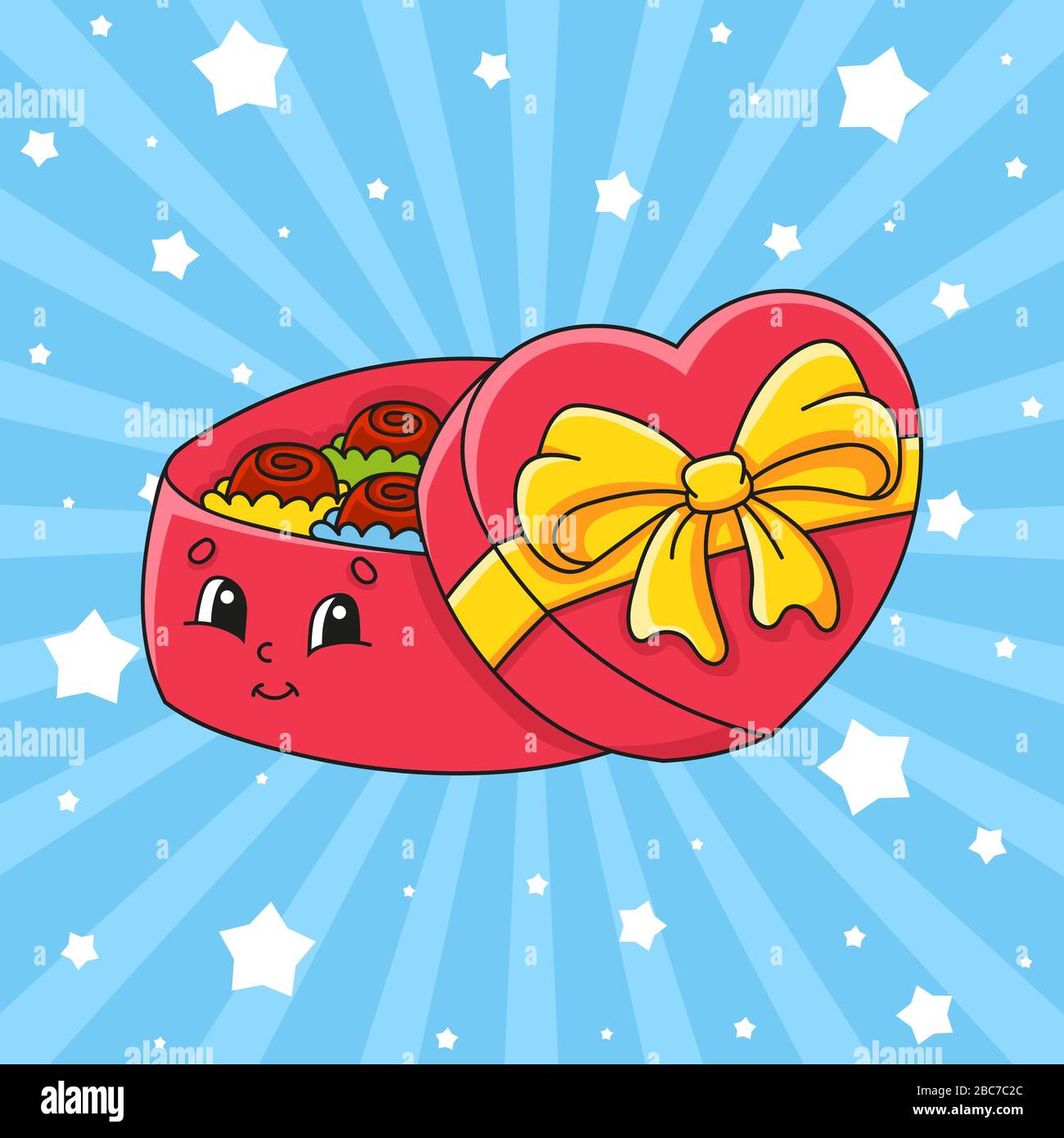 Box of chocolates Stock Vector Images Alamy