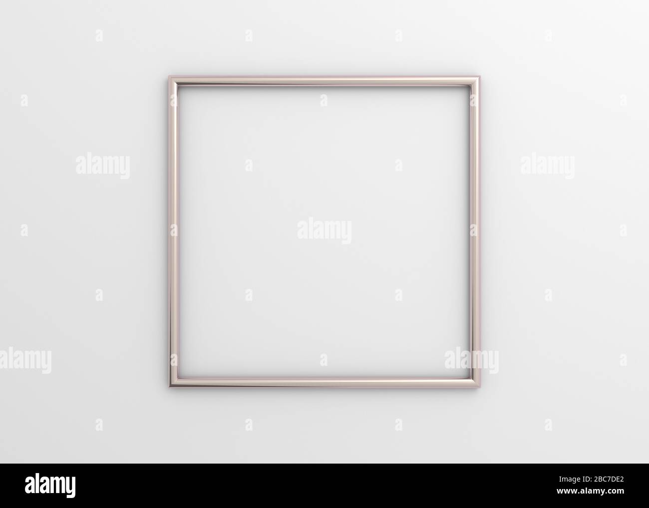 Abstract 3d rendering of square shape. Modern geometric background design Stock Photo