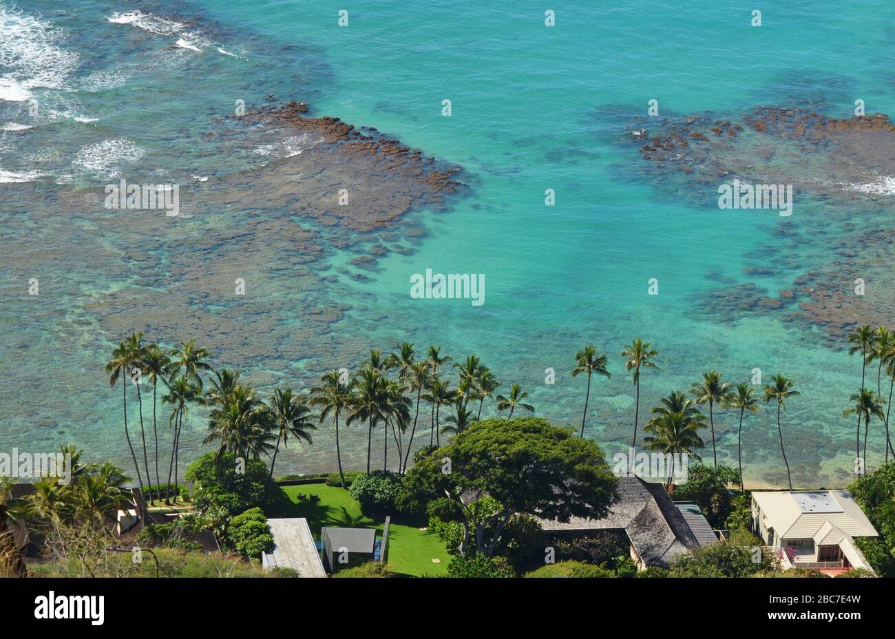 Aerial high angle view coral hi-res stock photography and images - Alamy