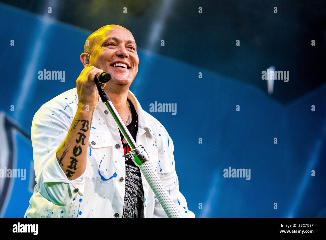 Jelling, Denmark. 25th, May 2018. The Danish eurodance group Aqua ...