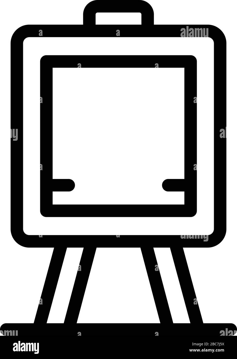 Child easel Black and White Stock Photos & Images - Alamy