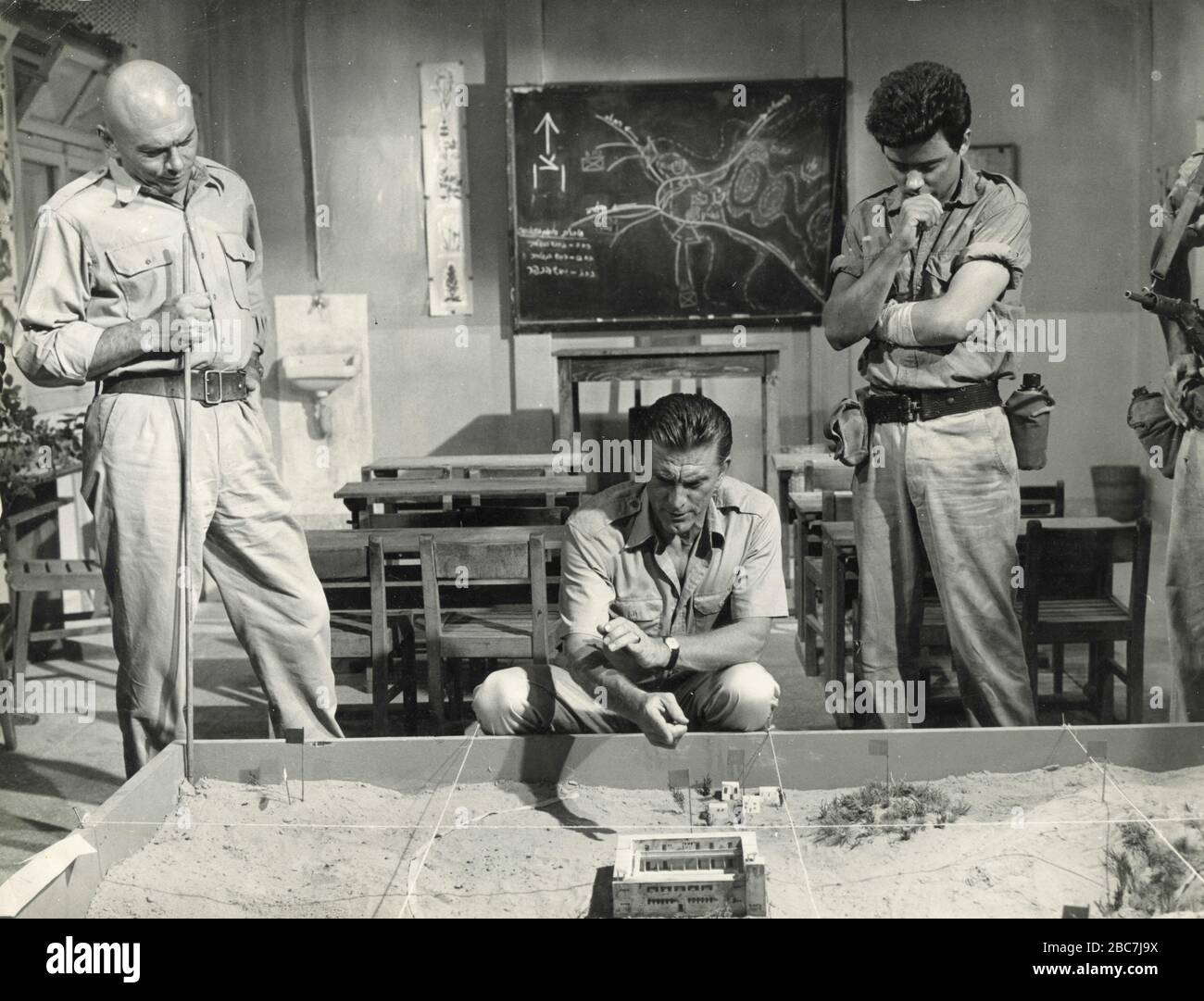 American actor Kirk Douglas in the movie Cast a Giant Shadow, USA 1966