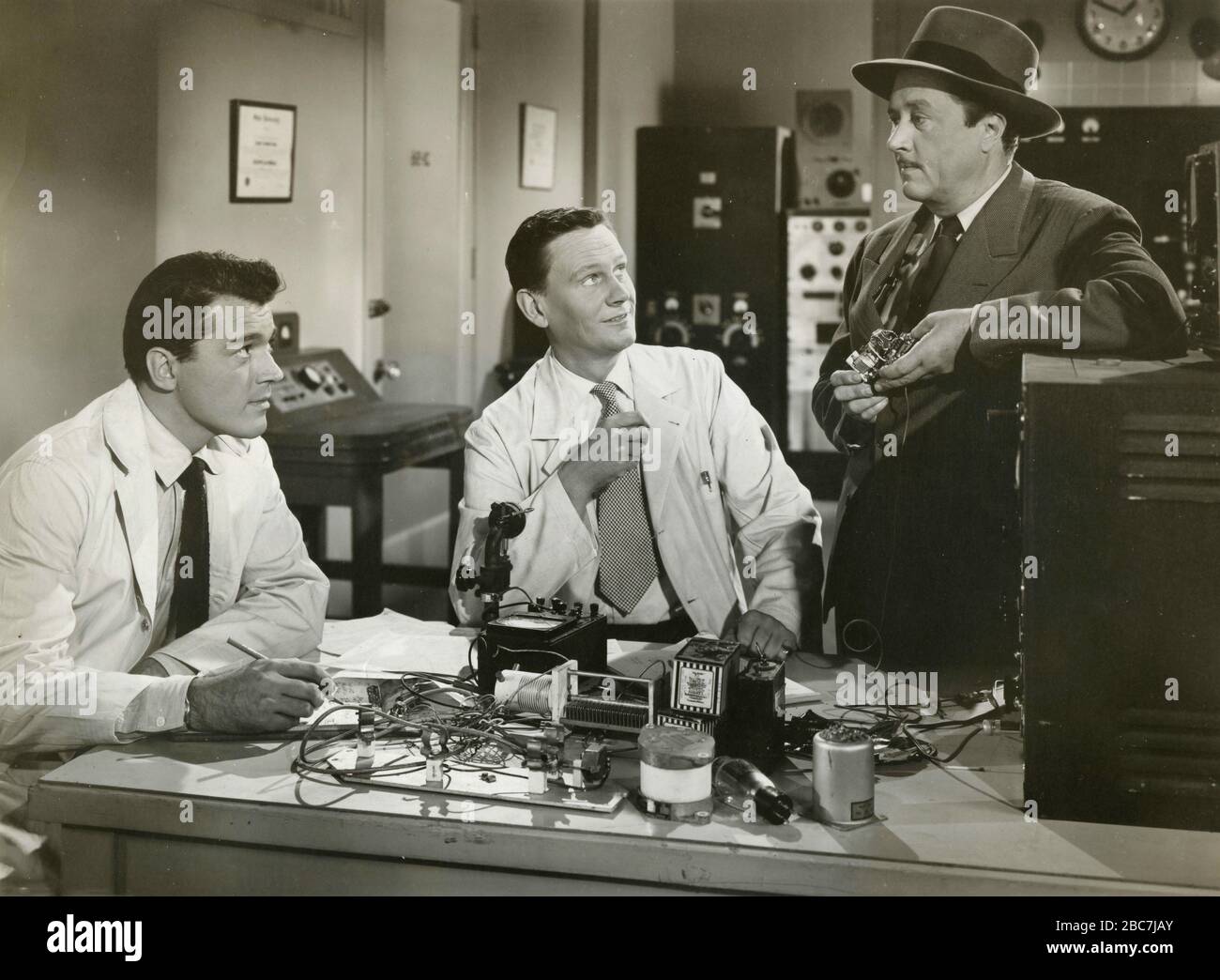 American actors William Wendell Corey, and Allyn Joslyn in the