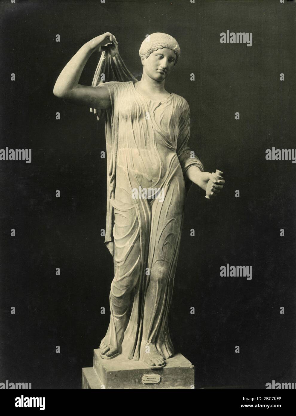 Venus, marble sculpture, National Museum, Naples, Italy 1920s Stock Photo Alamy