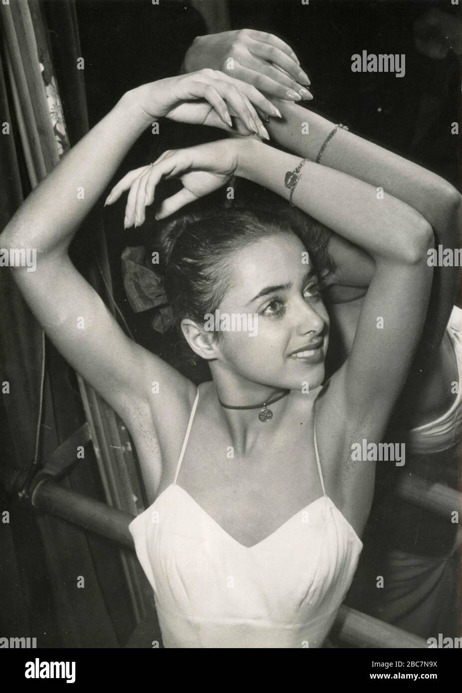 French Opera dancer Liane Dayde at 17 prima ballerina, Paris, France 1949 Stock Photo