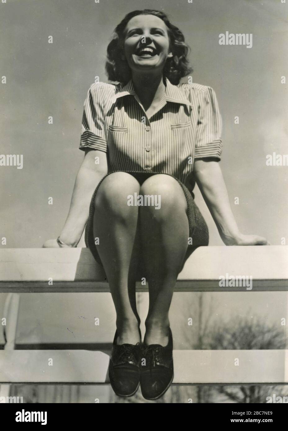 Austrian actress Hilde Krahl, Germany 1950s Stock Photo