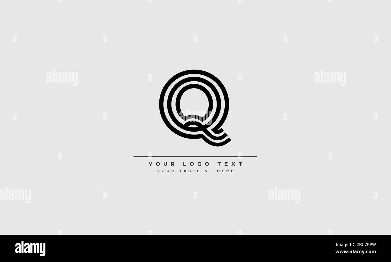 Abstract Logo Q and QQ Alphabet Letters Design Stock Vector Image & Art ...