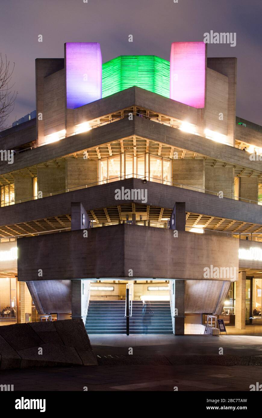 Royal National Theatre Denys Lasdun Reinforced