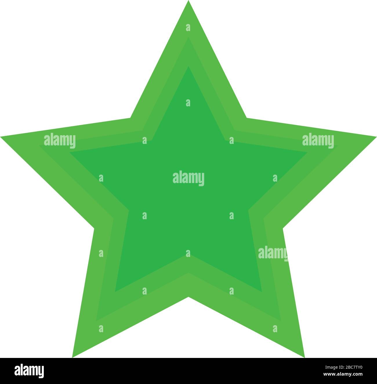 green star icon on white background. eps10 Stock Vector Image & Art - Alamy