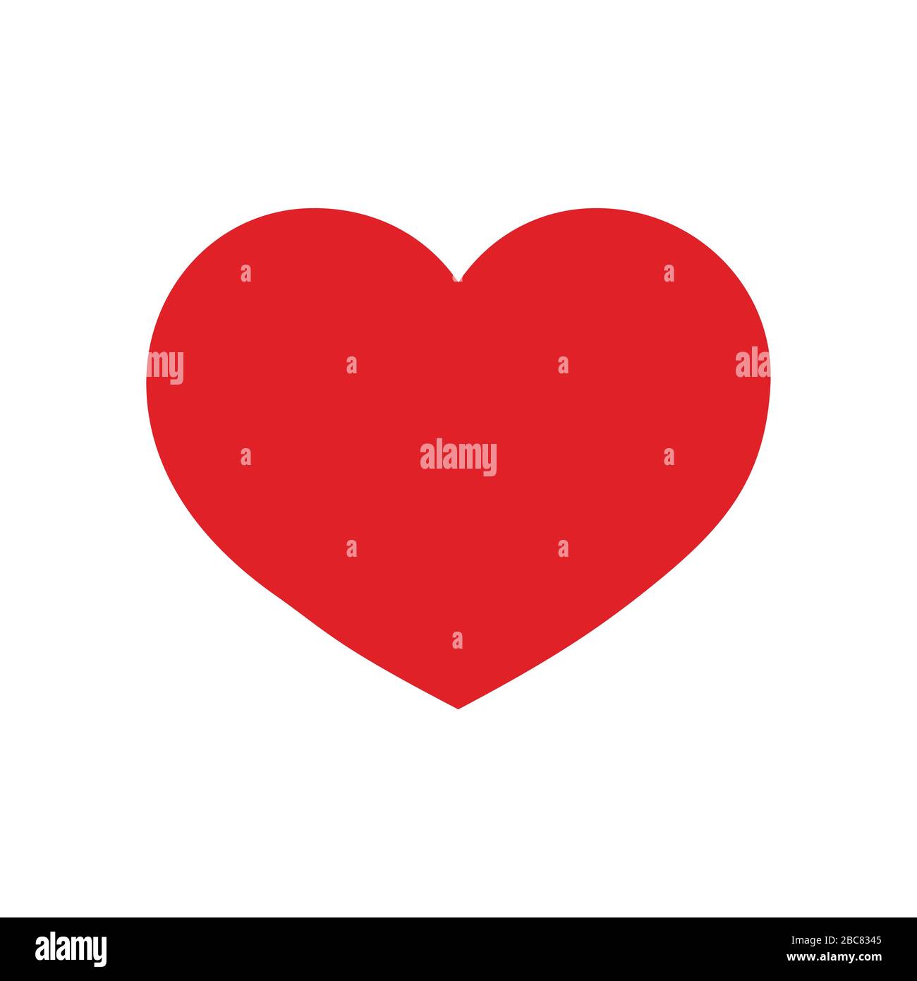 Heart - Stock Vector image on white back Stock Vector Image & Art - Alamy