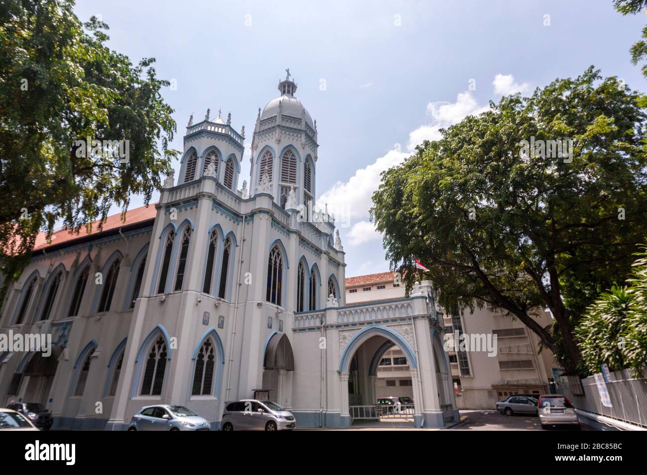 St Joseph's Church (Victoria Street), Singapore Stock Photo