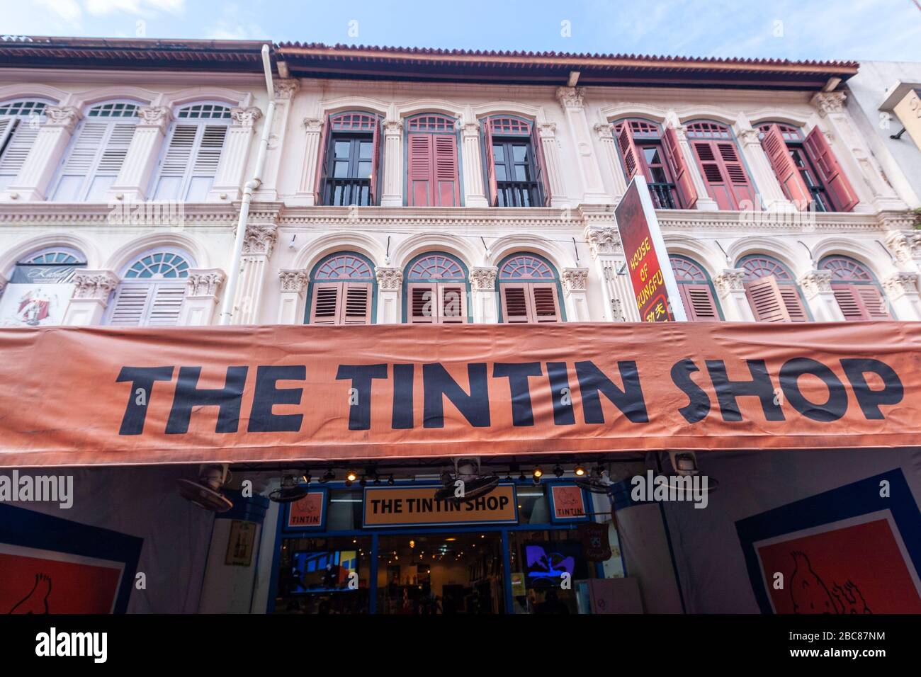 The Tintin Shop in Pagoda St. in Chinatown, Singapore Stock Photo - Alamy