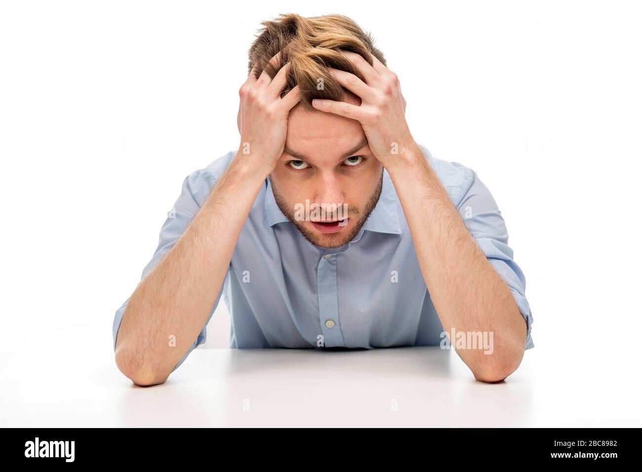 Unhappy headache hires stock photography and images Alamy