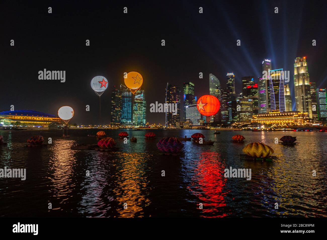 Singapore National Day Parade, Marina Bay, Singapore Stock Photo Alamy