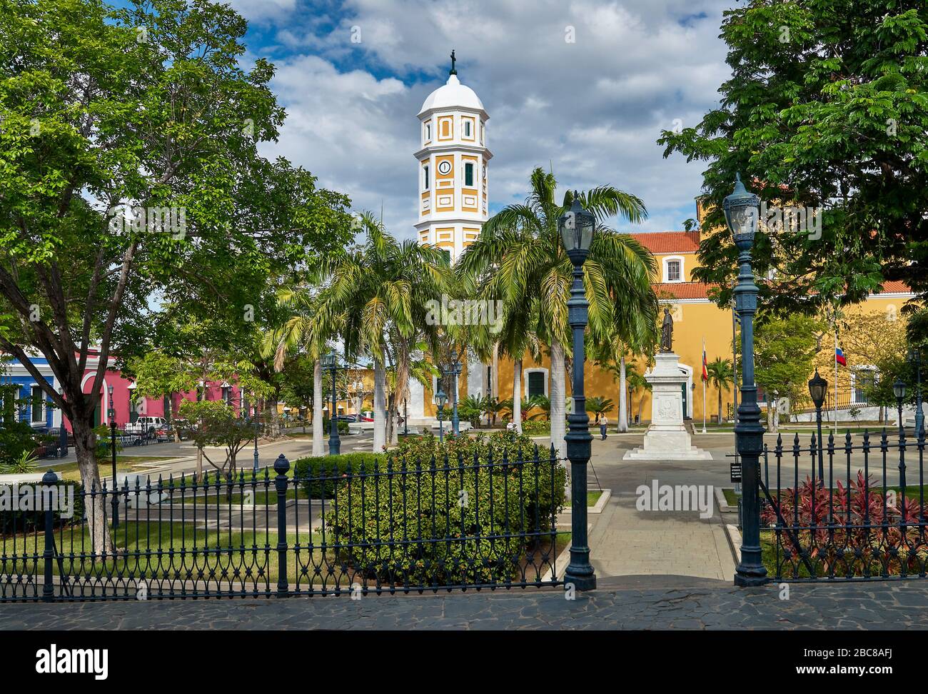 PLAZA BOLIVAR, historic city centre, Ciudad Bolivar, Venezuela, South America, America Stock Photo