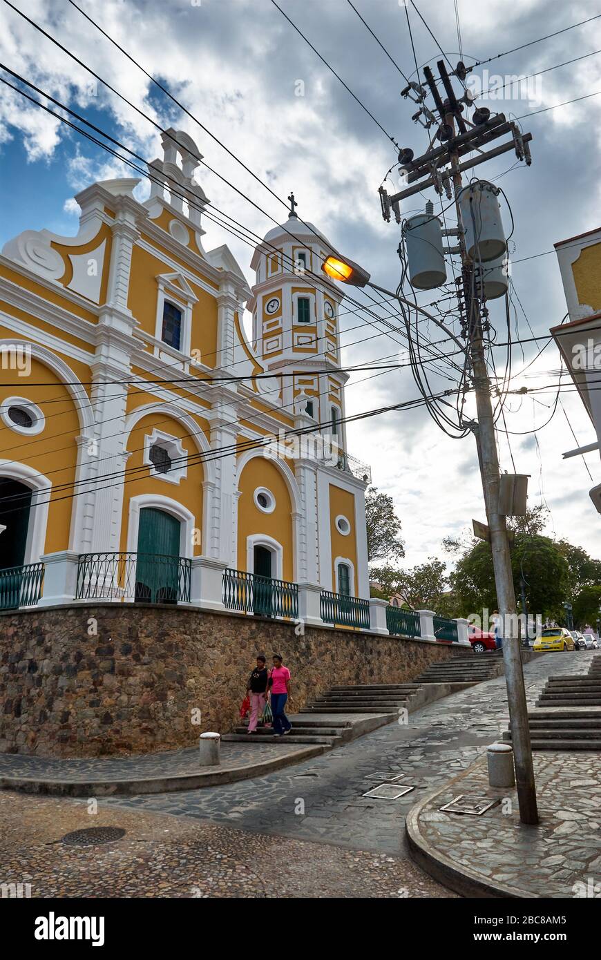 Cathedral, historic city centre, Ciudad Bolivar, Venezuela, South America, America Stock Photo