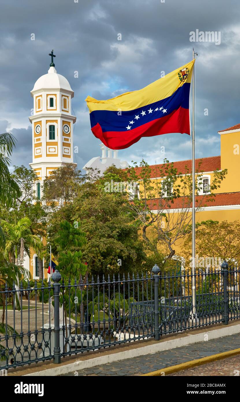 Cathedral, historic city centre, Ciudad Bolivar, Venezuela, South America, America Stock Photo
