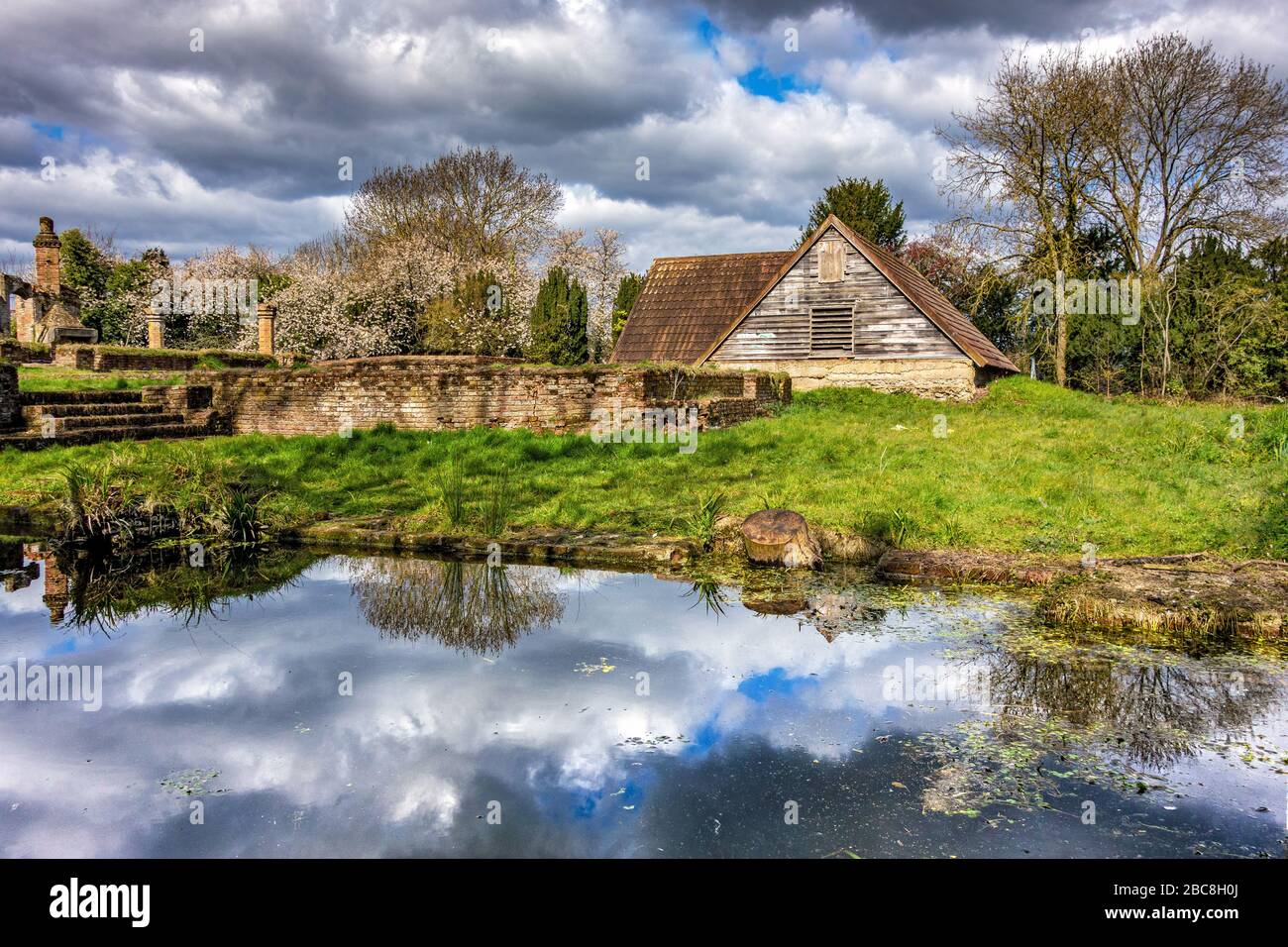 Scadbury Manor ruins in Chislehurst Stock Photo Alamy