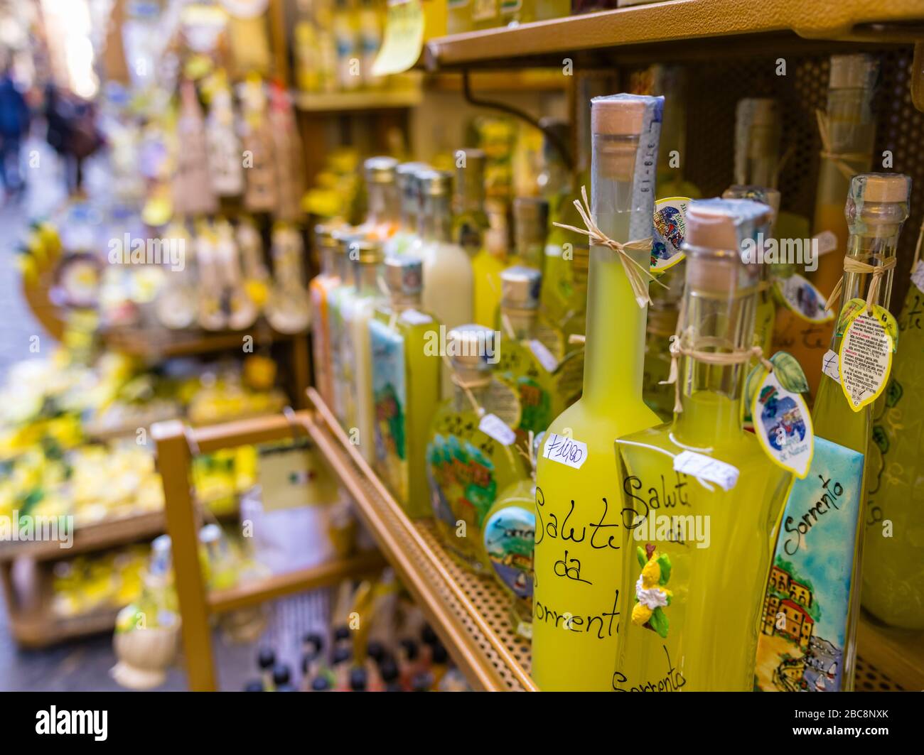 Souvenir Shop In Sorrento Stock Photo Alamy