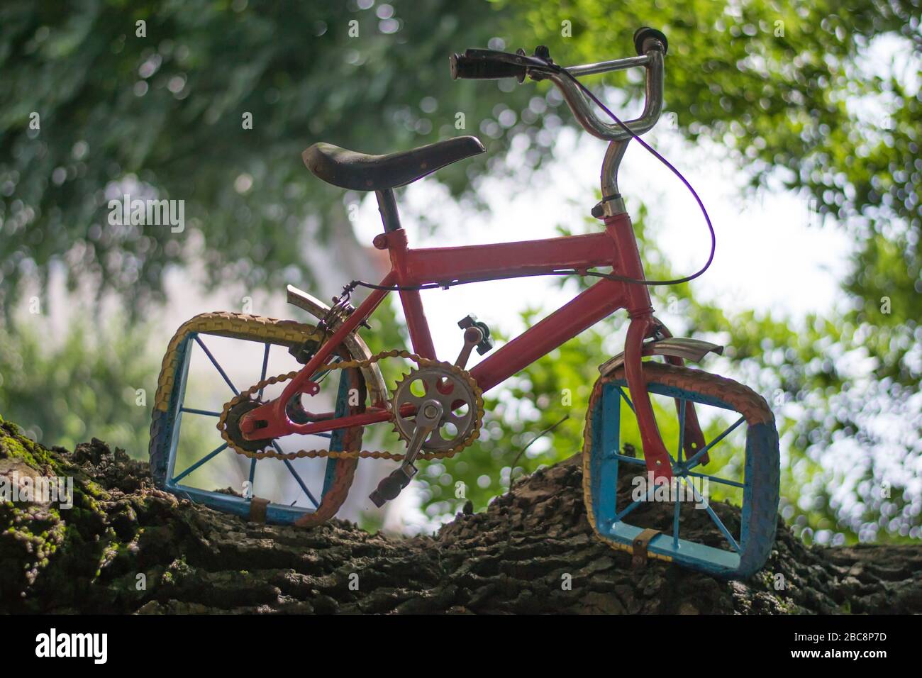 bicycle with square wheels