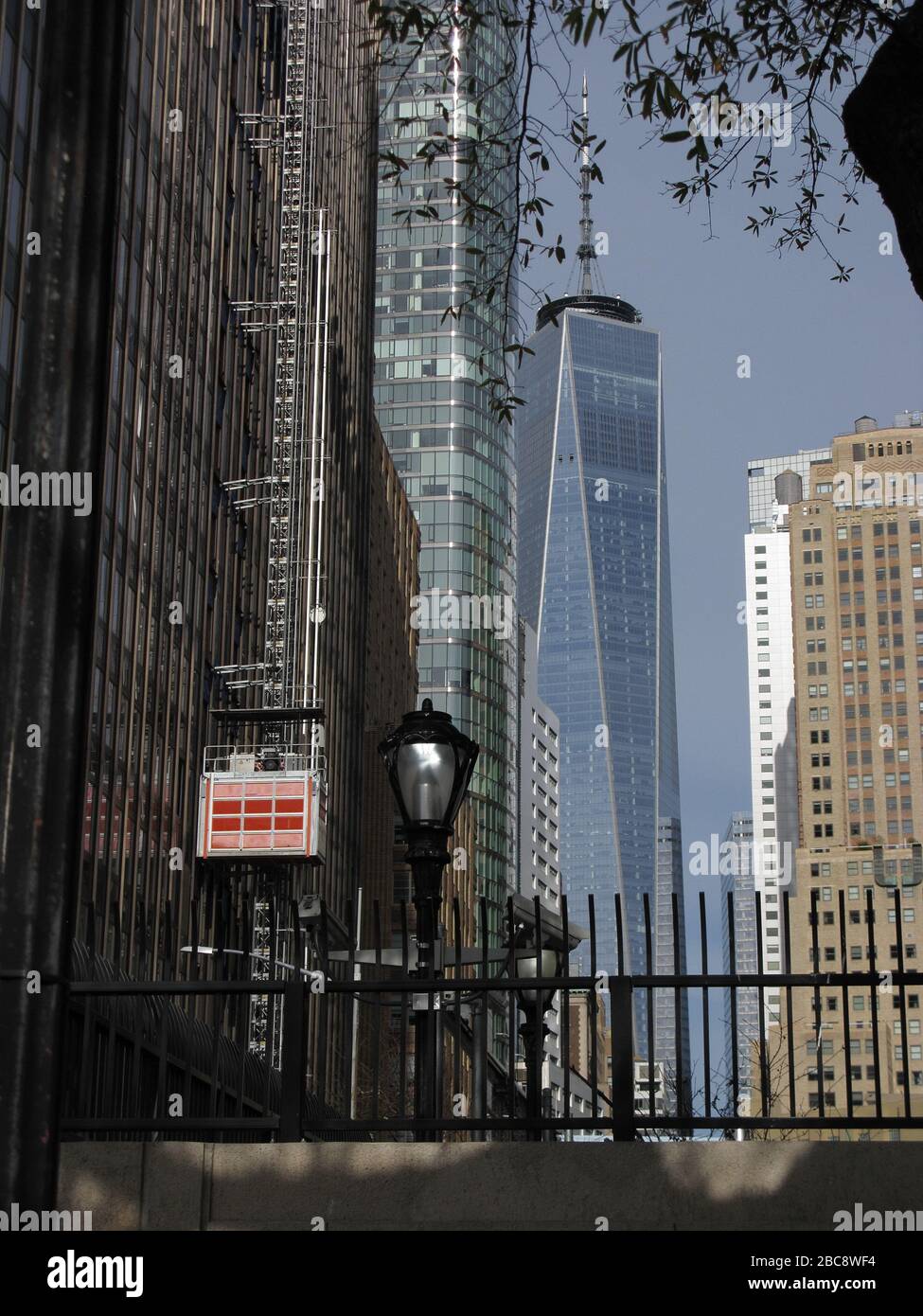 Freedom Tower, New York, the tallest building in the USA Stock Photo
