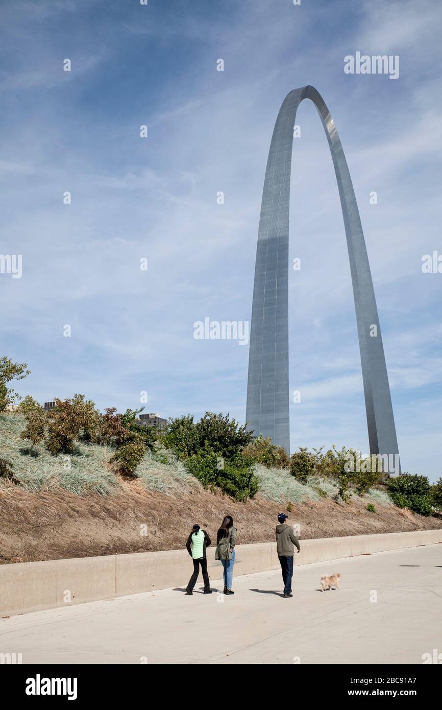 View from st louis gateway arch hi-res stock photography and images - Alamy